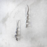 SNAKE SILVER EAR CLIMBER EARRING - SILBERUH