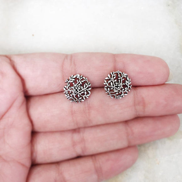 TREE SILVER STUD - SILBERUH
