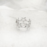 STAR SILVER BAND RING - SILBERUH