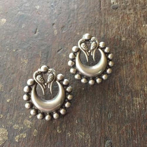 CHAND SILVER STUD - SILBERUH