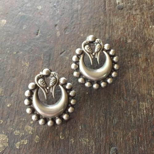 CHAND SILVER STUD - SILBERUH