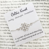 CELTIC KNOT SILVER BRACELET - SILBERUH