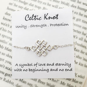 CELTIC KNOT SILVER BRACELET - SILBERUH