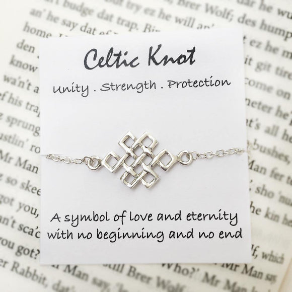 CELTIC KNOT SILVER BRACELET - SILBERUH