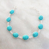 TURQUOISE SILVER BRACELET - SILBERUH