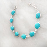 TURQUOISE SILVER BRACELET - SILBERUH