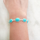 TURQUOISE SILVER BRACELET - SILBERUH
