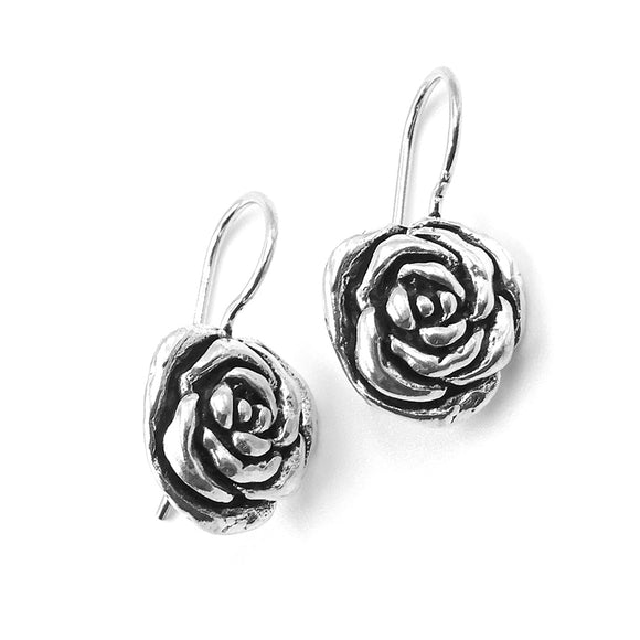 Rose Silver Earring