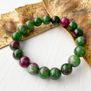 Ruby Zoisite Bracelet