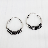 Silver Everyday Baali Hoop Earring