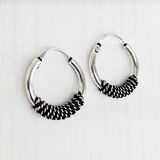 Silver Everyday Baali Hoop Earring