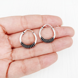 Silver Everyday Baali Hoop Earring