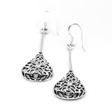 Silver Jali Earring
