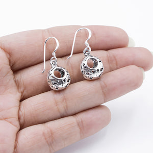Silver Jali Earring