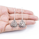 Silver Jali Earring