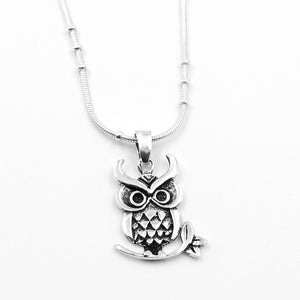 Silver Owl Pendant