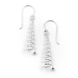 Silver Spiral Earring