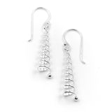 Silver Spiral Earring