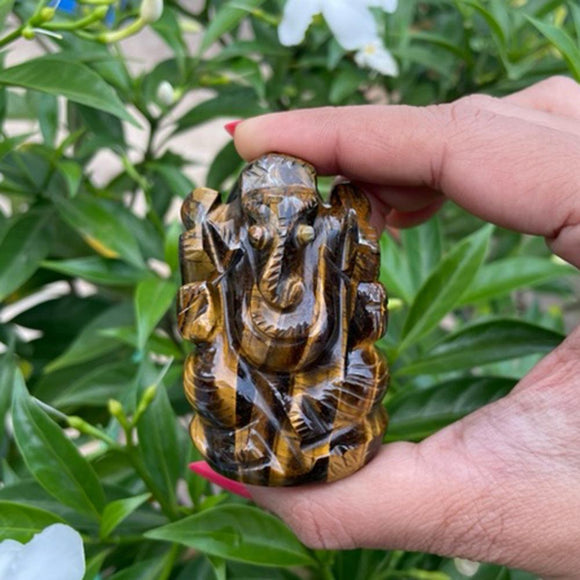 Tiger's Eye Ganesha