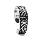 Tribal Silver Adjustable Toe Ring