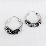 Tribal Silver Bali Earring