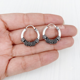 Tribal Silver Bali Earring