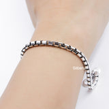 Unisex Silver Bracelet