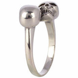 handcrafted silver skull ring India