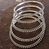 GYPSY SILVER BANGLES - SILBERUH