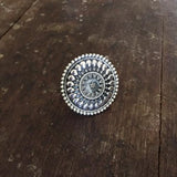 Tribal Silver Adjustable Ring