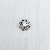 oxidised silver nose pin traditional