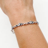 sea horse silver bracelet 925 sterling silver India