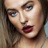 SEPTUM SPIRAL SILVER NOSE RING