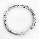 heavy chunky silver bracelet 925 sterling silver India
