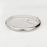 sterling silver minimal bangle India openable style