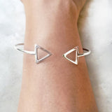 triangle silver bangle 925 sterling silver India